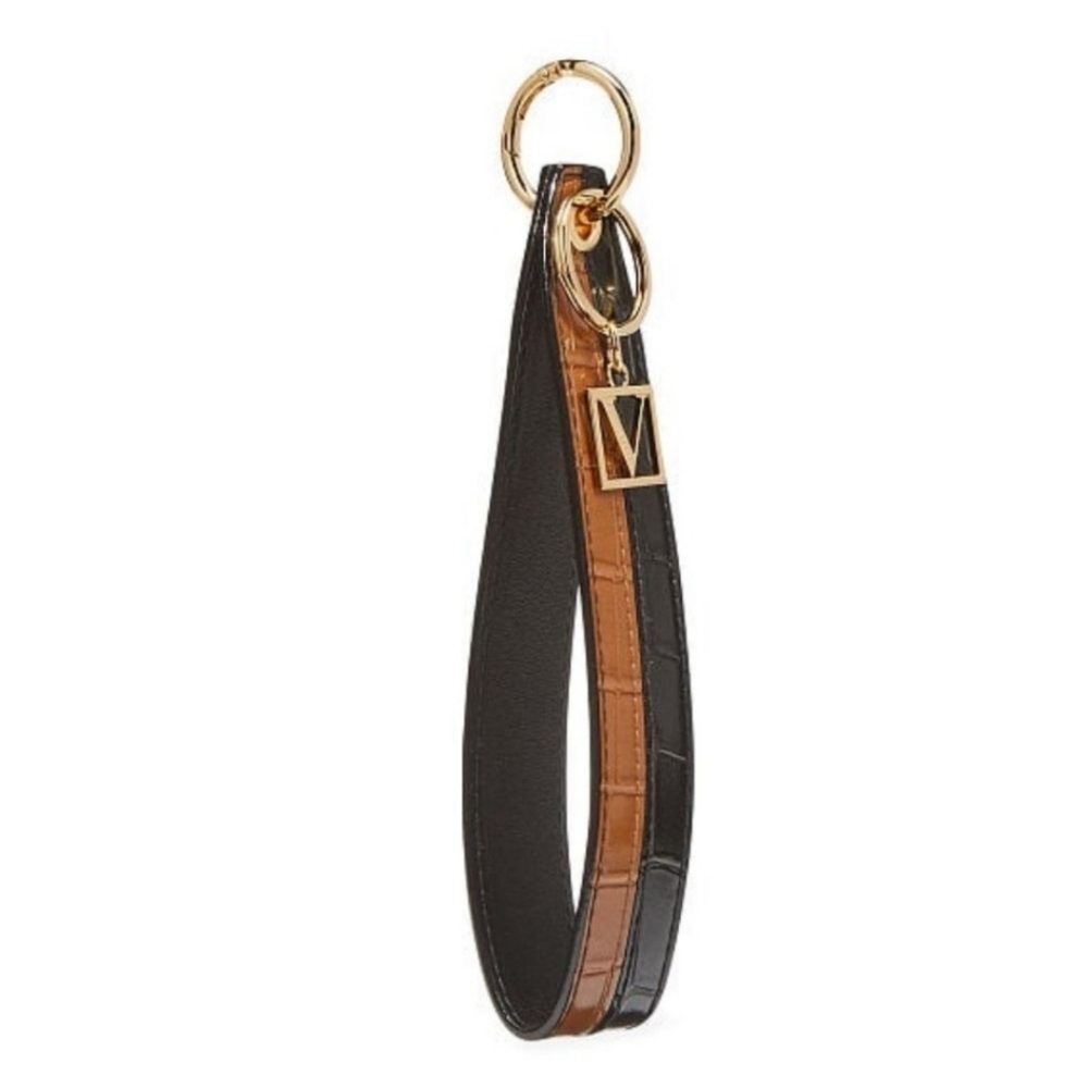 Victoria’s Secret Wristlet Strap Croc Colorblock Keychain